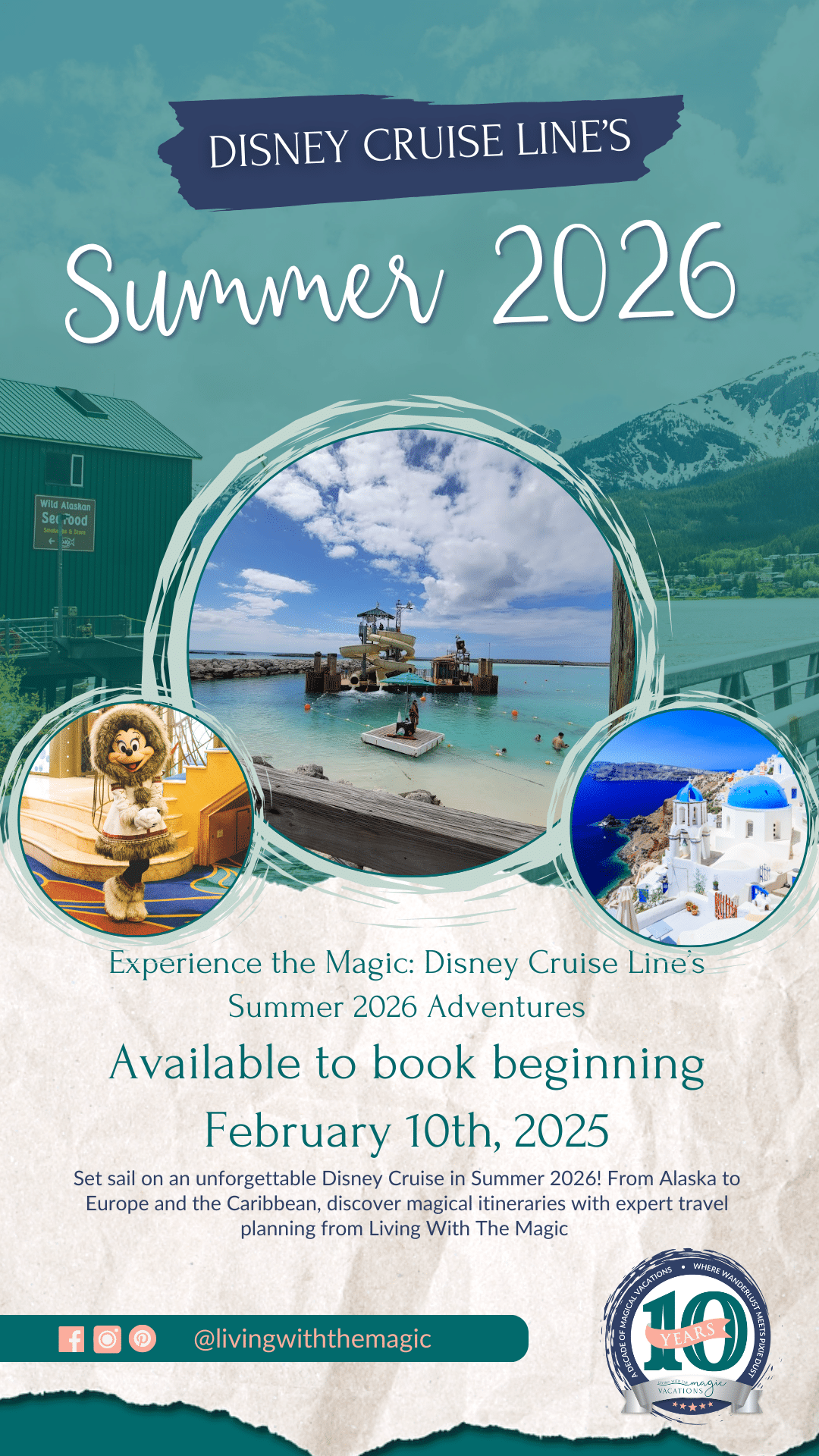 Disney Cruise Line Summer 2026 Sailings